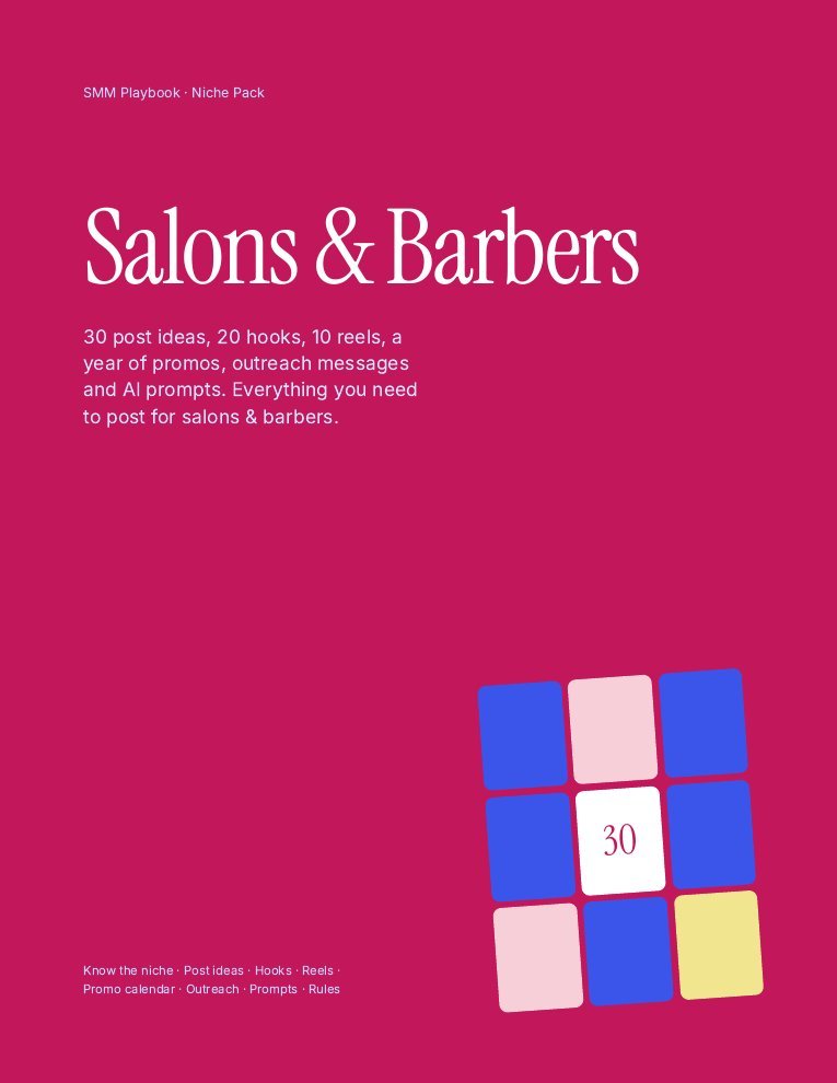 Salons & Barbers Pack preview